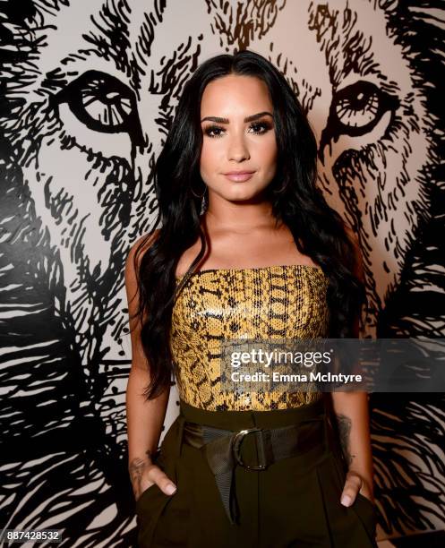 29Rooms Collaborator Demi Lovato attends Refinery29 29Rooms Los Angeles: Turn It Into Art Opening Night Party at ROW DTLA on December 6, 2017 in Los...