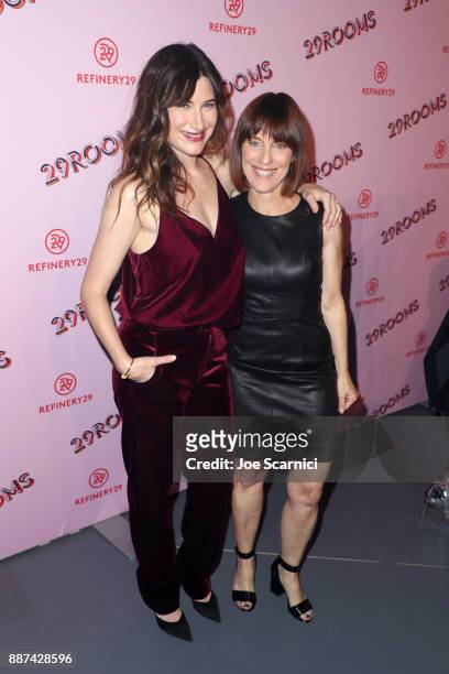 Kathryn Hahn and Director, Arts & Entertainment Engagement, Planned Parenthood Caren Spruch attend Refinery29 29Rooms Los Angeles: Turn It Into Art...