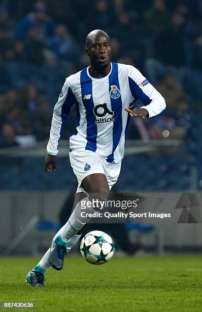 Danilo Pereira of FC Porto in action during the UEFA Champions League group G match between FC Porto and AS Monaco at Estadio do Dragao on December...