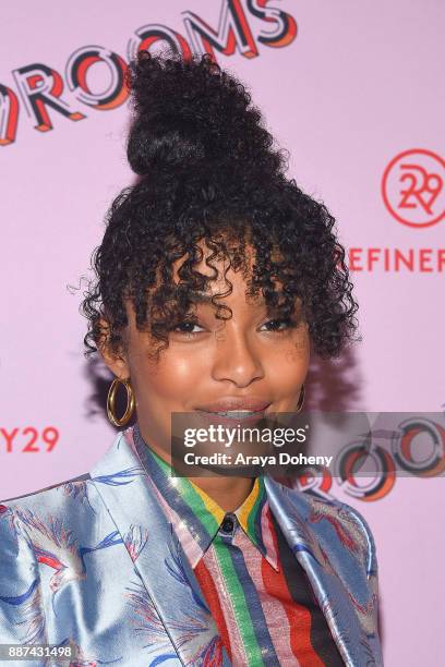 Yara Shahidi attends Refinery29 29Rooms Los Angeles: Turn It Into Art at ROW DTLA on December 6, 2017 in Los Angeles, California.