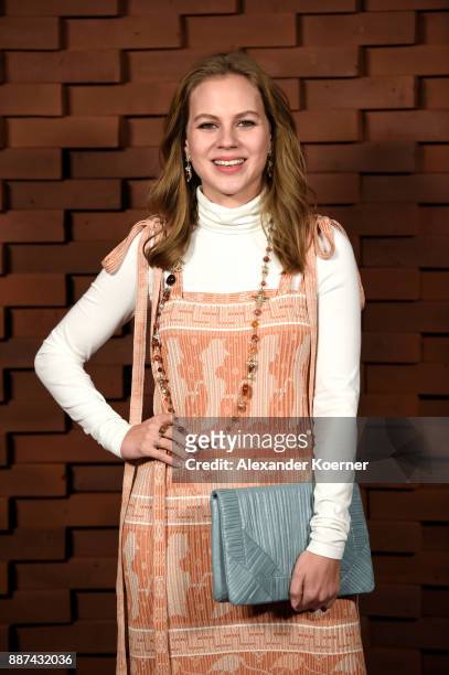 Alicia von Rittberg arrives for the Chanel - Collection Metiers d'Art Paris Hamburg 2017/18 at The Elbphilharmonie on December 6, 2017 in Hamburg,...