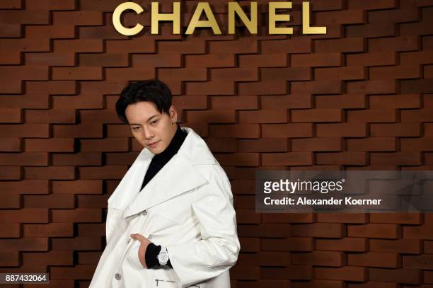 William Chan arrives for the Chanel - Collection Metiers d'Art Paris Hamburg 2017/18 at The Elbphilharmonie on December 6, 2017 in Hamburg, Germany.