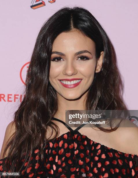 Actress Victoria Justice attends Refinery29 29Rooms Los Angeles: Turn It Into Art at ROW DTLA on December 6, 2017 in Los Angeles, California.