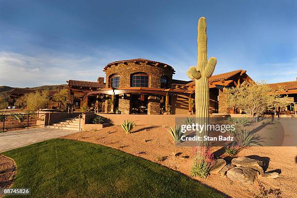 Course scenic of the clubhouse view during the Semifinals of the World Golf Championships-Accenture Match Play Championship held at The Ritz-Carlton...