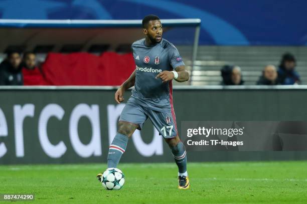Jeremain Lens of Besiktas controls the ball during the UEFA Champions League group G soccer match between RB Leipzig and Besiktas at the Leipzig...