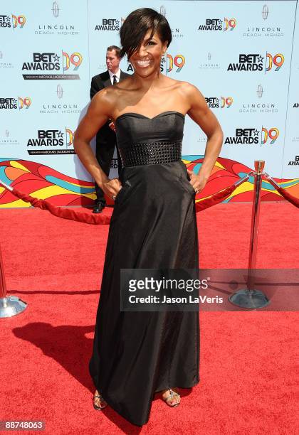 Terri J. Vaughn attends the 2009 BET Awards at The Shrine Auditorium on June 28, 2009 in Los Angeles, California.