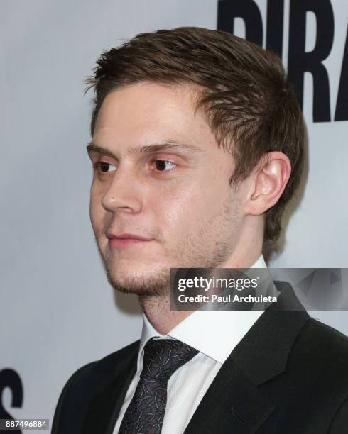 Actor Evan Peters attends the premiere of "The Pirates Of Somalia" at The TCL Chinese 6 Theatres on December 6, 2017 in Hollywood, California.