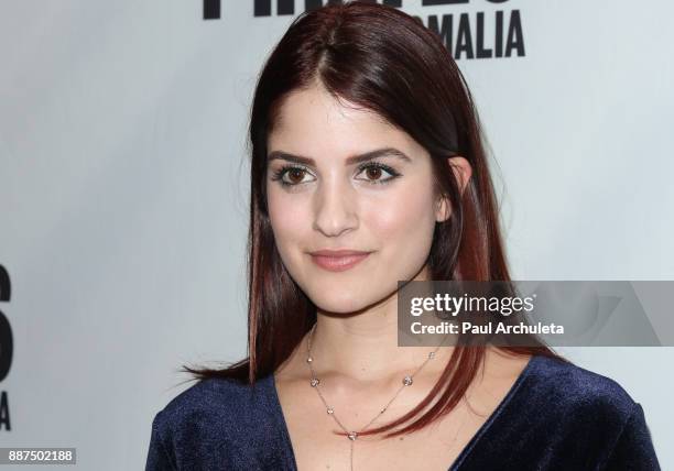 Actress Kiana Madani attends the premiere of "The Pirates Of Somalia" at The TCL Chinese 6 Theatres on December 6, 2017 in Hollywood, California.