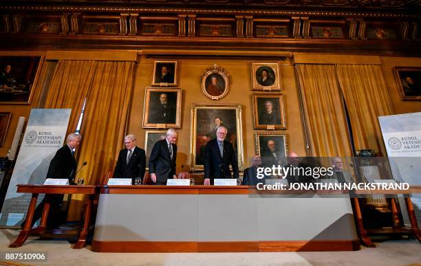 The 2017 Nobel laureate for Sveriges Riksbank Prize in Economic Sciences in Memory of Alfred Nobel, Richard Thaler , Nobel laureates in Chemistry...