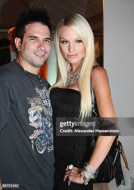 Marc Terenzi attends with Gina Lisa Lohfink the Movie Meets Media party at discoteque P1 on June 29, 2009 in Munich, Germany.