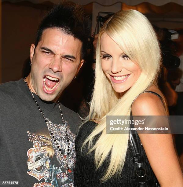 Marc Terenzi attends with Gina Lisa Lohfink the Movie Meets Media party at discoteque P1 on June 29, 2009 in Munich, Germany.