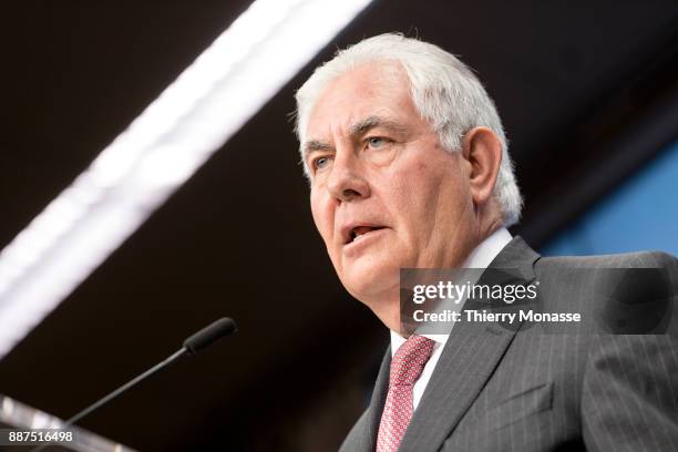 Secretary of State Rex Tillerson and the EU High Representative of the Union for Foreign Affairs and Security Policy / Vice-President of the...