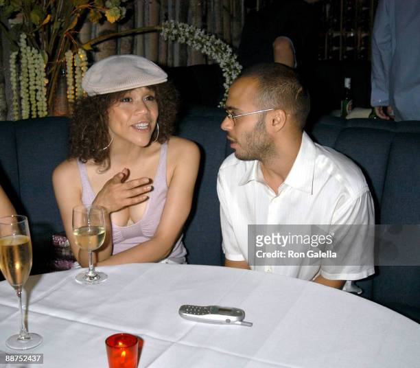 Rosie Perez and Owner of Butter Restaurant
