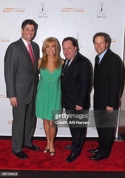 Nick Scandalios, Kathie Lee Gifford, James L. Nederlander and Van Kaplan attend the 1st Annual National High School Musical Theater Awards at the...