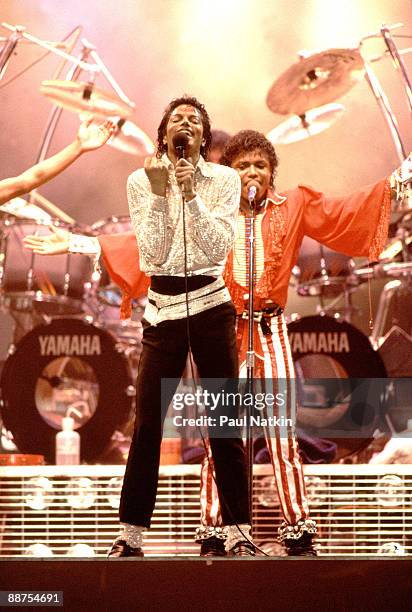 Michael Jackson and The Jacksons Victory Tour on 10/11/84 in Chicago, IL.
