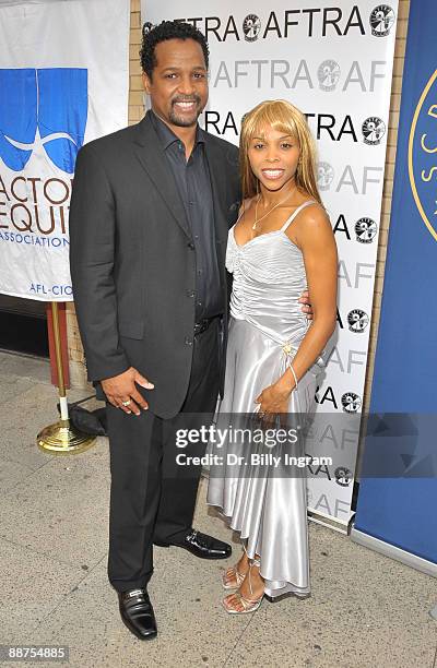 Mylo Edwards , and Annette Young arrives at the 7th Annual Bethune Tri-Union Diversity Awards at the David Henry Hwang Theatre on June 29, 2009 in...