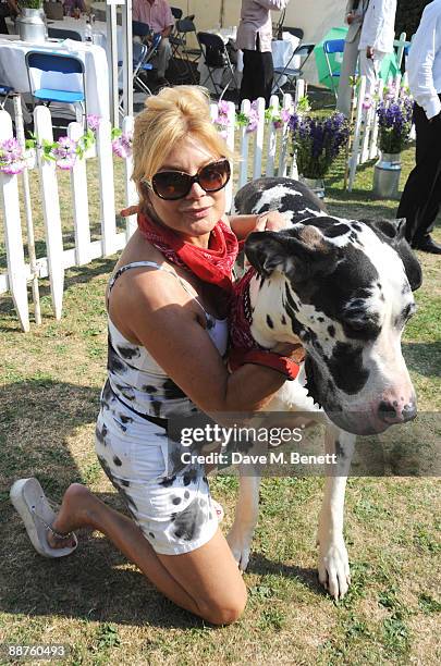 Jilly Johnson attends the Macmillan Dog Day, at the Royal Hospital Chelsea on June 30, 2009 in London, England.