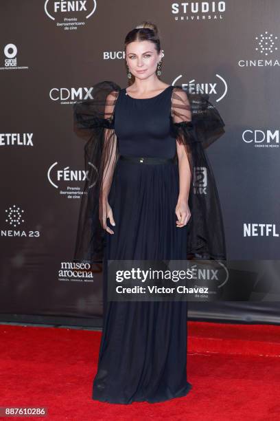 Ludwika Paleta attends the Premio Iberoamericano De Cine Fenix 2017 at Teatro de La Ciudad on December 6, 2017 in Mexico City, Mexico.