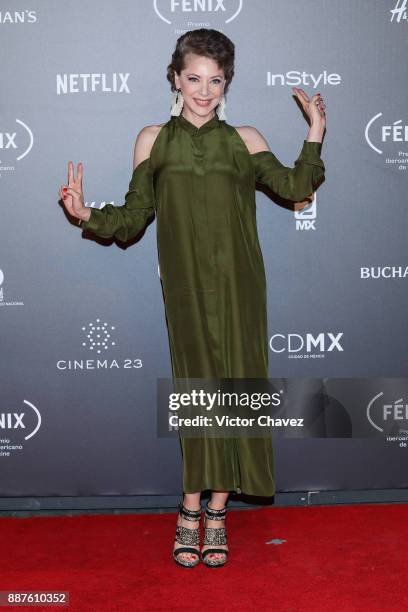 Edith Gonzalez attends the Premio Iberoamericano De Cine Fenix 2017 at Teatro de La Ciudad on December 6, 2017 in Mexico City, Mexico.