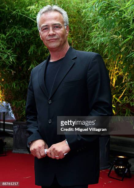 Actor Klaus J. Behrendt poses for a picture during the Bavaria reception at Munich Filmfest on June 30, 2009 in Munich, Germany.