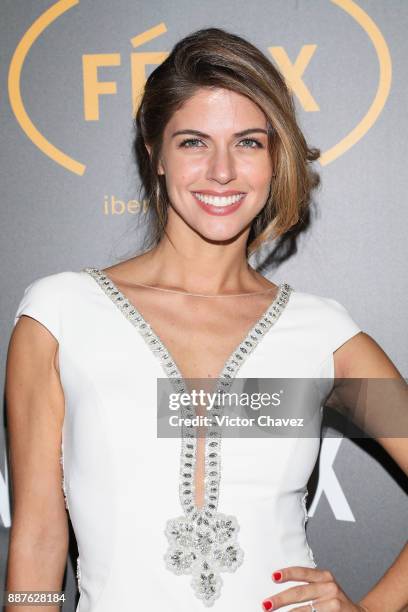 Stephanie Cayo attends the Premio Iberoamericano De Cine Fenix 2017 press room at Teatro de La Ciudad on December 6, 2017 in Mexico City, Mexico.