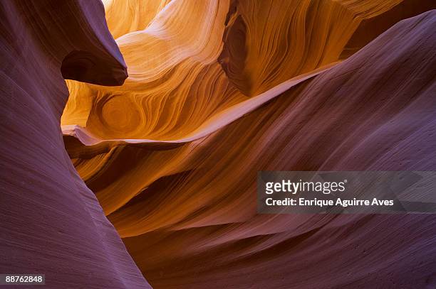 antelope canyon, navajo nation tribal land, arizona, usa - erosional stock pictures, royalty-free photos & images