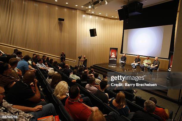 General view of atmosphere at the GRAMMY SoundTables: Behind the Glass at Shure, Inc on June 25, 2009 in Niles, Illinois.