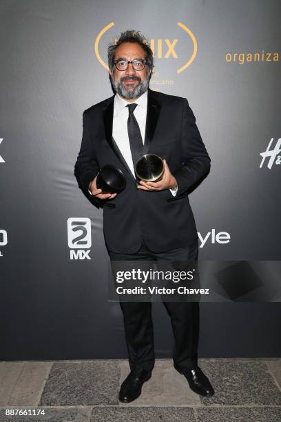 Eugenio Caballero attends the Premio Iberoamericano De Cine Fenix 2017 press room at Teatro de La Ciudad on December 6, 2017 in Mexico City, Mexico.