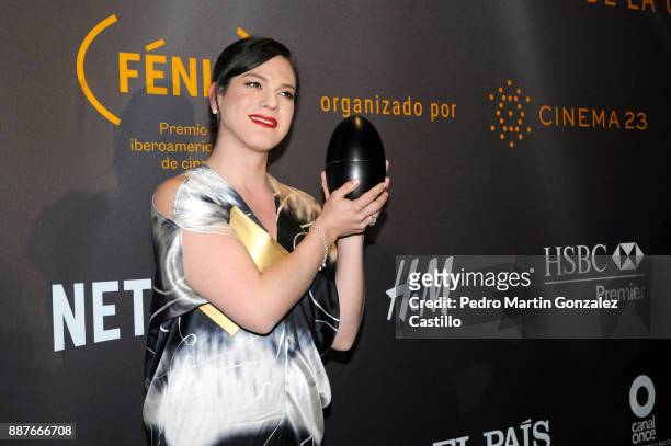 Daniela Vega poses during Fenix Iberoamerican Film Awards 2017 at Teatro de La Ciudad on December 06, 2017 in Mexico City, Mexico.