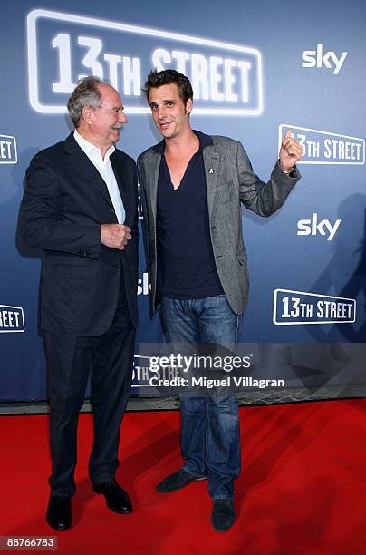 Members of the jury Friedrich von Thun and his son Max von Thun arrive on the red carpet prior to the shocking shorts award ceremony on June 30, 2009...