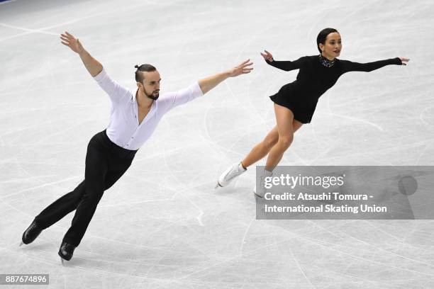 Ksenia Stolbova and Fedor Klimov of Russia compete in the Pairs short program during the ISU Junior & Senior Grand Prix of Figure Skating Final at...