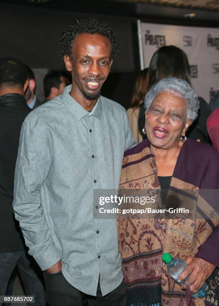 Barkhad Abdi is seen on December 06, 2017 in Los Angeles, California.