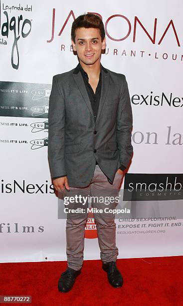 Actor Michael Longoria attends the Expose It. Fight It. End It. Fundraiser to benefit the RedLight Children Campaign at Le Poisson Rouge on June 30,...