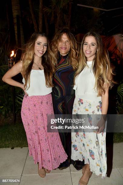 Jessica Wiener, Doreen Remen and Daniella Wiener attend Faena Forum Opening Night at Faena Hotel on December 4, 2017 in Miami Beach, Florida.