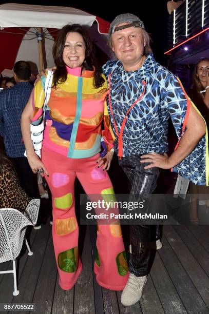 Dana Grizwin and Mac Stopa attend Faena Forum Opening Night at Faena Hotel on December 4, 2017 in Miami Beach, Florida.