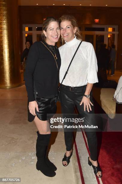 Joyce Gato and Leslie Wolfson attend Faena Forum Opening Night at Faena Hotel on December 4, 2017 in Miami Beach, Florida.