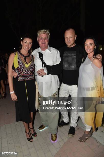 Amy Tunny, Peter Tunny, Daniel Dyer and Tammy Lee attend Faena Forum Opening Night at Faena Hotel on December 4, 2017 in Miami Beach, Florida.