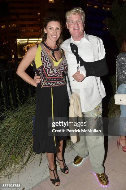 Amy Tunny and Peter Tunny attend Faena Forum Opening Night at Faena Hotel on December 4, 2017 in Miami Beach, Florida.