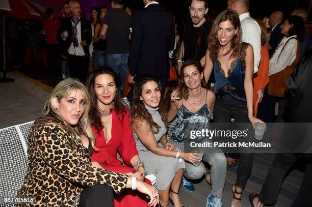 Jillian Jacobson, Natasha Duveri, Ivlis Mantilla, Anna Laniado and Nichole Semah attend Faena Forum Opening Night at Faena Hotel on December 4, 2017...