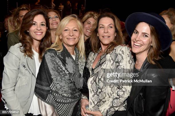 Georgina Guejman, Gracia Guejman, Susan Turchin and Ashley Turchin attend Faena Forum Opening Night at Faena Hotel on December 4, 2017 in Miami...