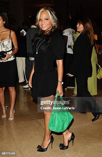 Singer Christina Milian attends the 22nd annual ASCAP Rhythm & Soul Music Awards at The Beverly Hilton Hotel on June 26, 2009 in Beverly Hills,...