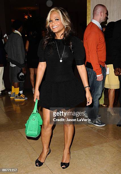 Singer Christina Milian attends the 22nd annual ASCAP Rhythm & Soul Music Awards at The Beverly Hilton Hotel on June 26, 2009 in Beverly Hills,...