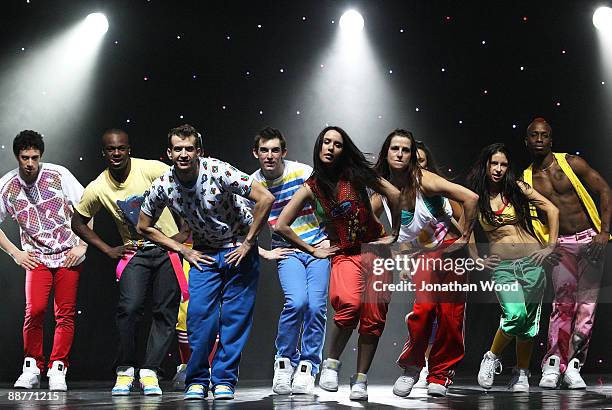 The ten 'So You Think You Can Dance' finalists rehearse prior to their national tour at the Brisbane Entertainment Centre on July 1, 2009 in...