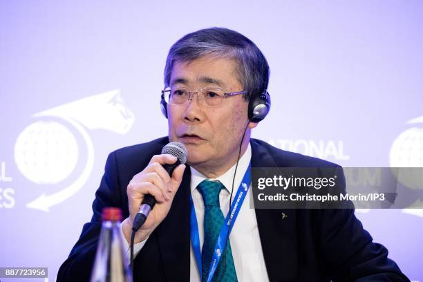 Shunichi Miyanaga President and CEO, Mitsubishi Heavy Industries attends the first edition of the Conference of Paris of the International Economic...