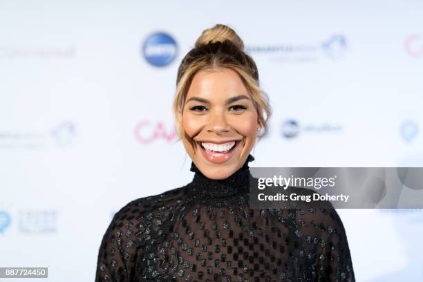 Model, Recording Artist and Actress Gwendolyn Osborne-Smith attends The Junior Hollywood Radio & Television Society's 15th Annual Holiday Party at Le...