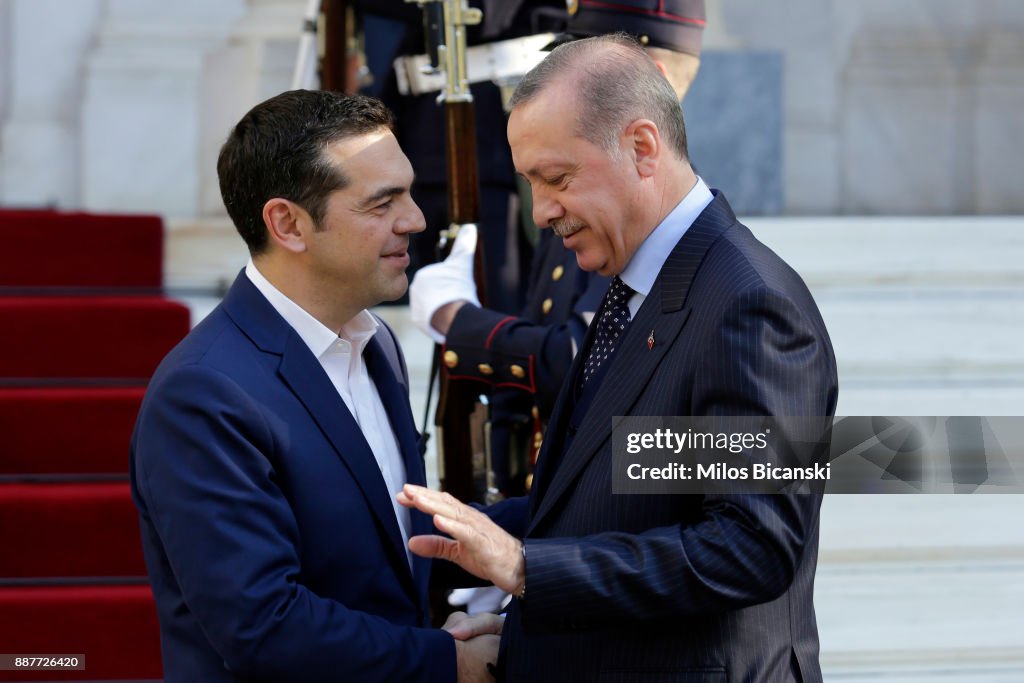 President Erdogan Of Turkey Visits Greece