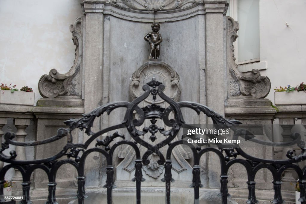Manneken Pis In Brussels