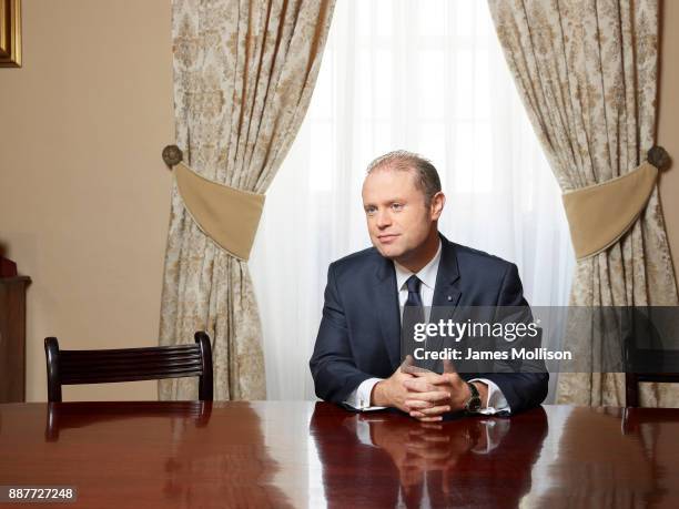 Politician and prime minister of Malta, Joseph Muscat is photographed for Monocle magazine on January 19, 2017 in Valletta, Malta.