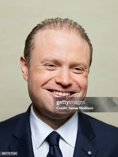 Politician and prime minister of Malta, Joseph Muscat is photographed for Monocle magazine on January 19, 2017 in Valletta, Malta.