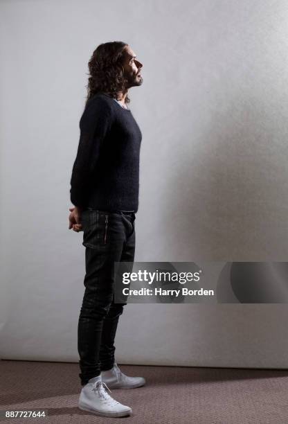 Writer, actor, comedian and campaigner Russell Brand is photographed for the Guardian on May 10, 2017 in London, England.